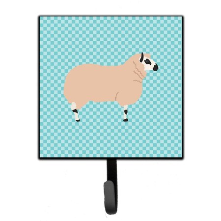 Carolines Treasures Kerry Hill Sheep Blue Check Leash or Key Holder BB8153SH4